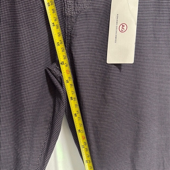 AG ADRIANO GOLDSCHMIED HOUNDSTOOTH PANTS 33X32 SLIM STRAIGHT - Picture 7 of 12